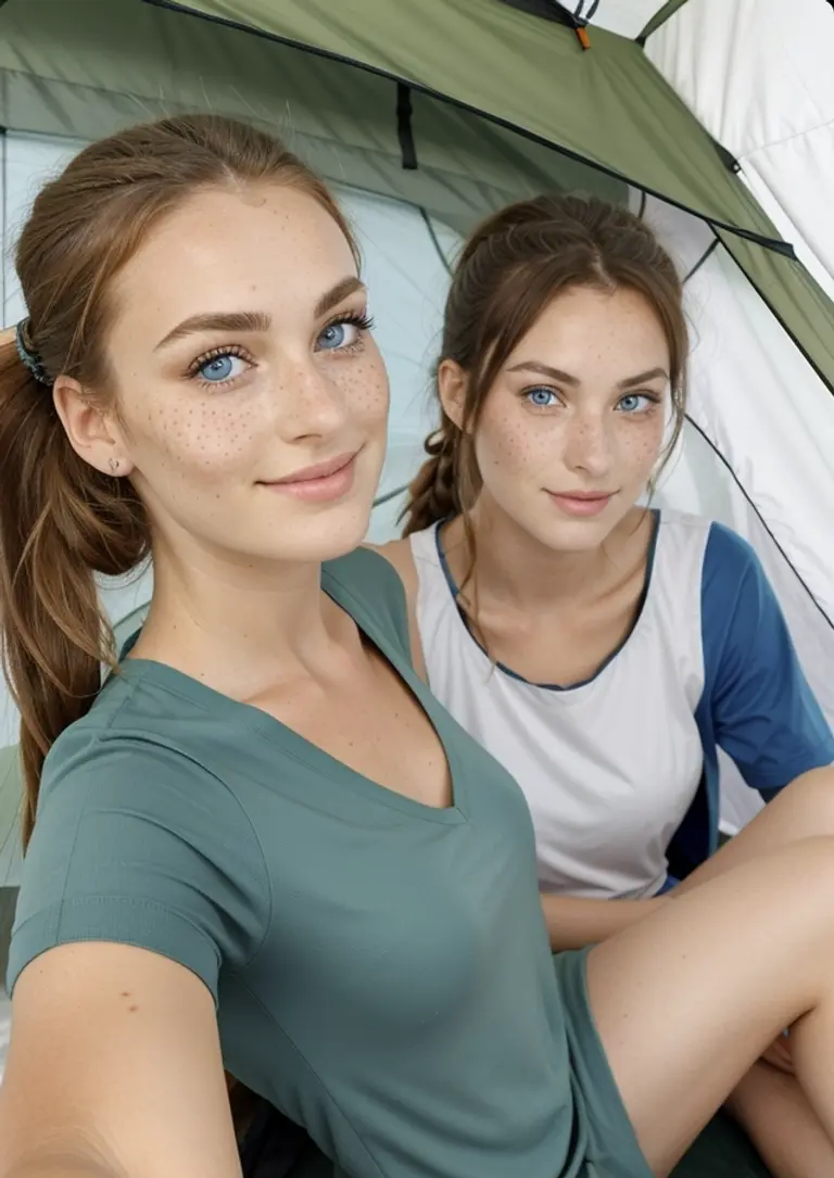 Camping Cousins - Female girlfriend for AI roleplay chat