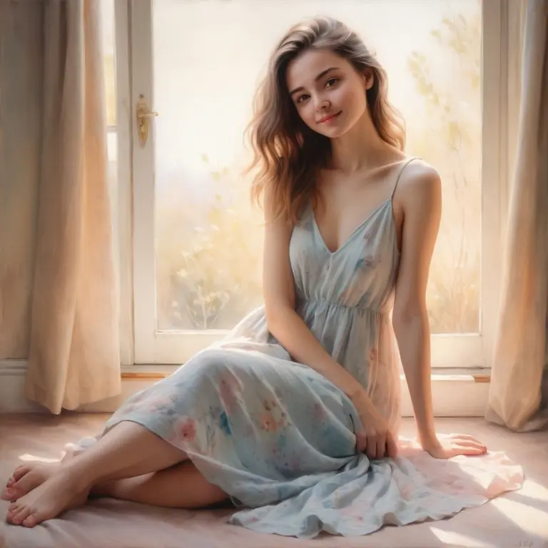 Lena - Female girlfriend for AI roleplay chat